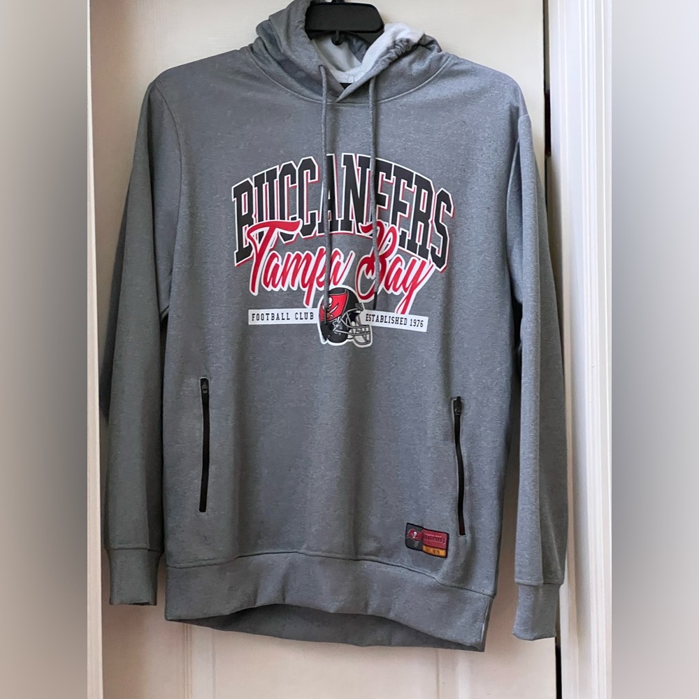 Tampa Bay Buccaneers Gray Hoodie NFL Team
